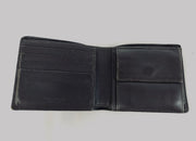 Bottega Veneta dark brown compact bifold wallet