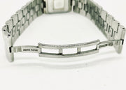 Givenchy quartz monogram bracelet black rectangular dial watch