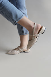 [Event Exclusive] Maeve Weaved Sandals (Ivory) - Our Daily Avenue