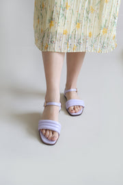 Ava Puffy Sandals (Lilac) - Our Daily Avenue