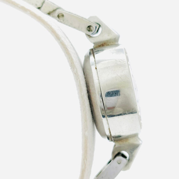 Vintage omega automatic de ville stainless steel white dial watch