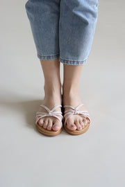 Ivy Classic Knot Sliders (Blush) - Our Daily Avenue