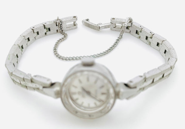 Vintage omega automatic de ville stainless steel white dial watch