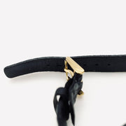 Christian Dior vintage bagira black round dial quartz watch