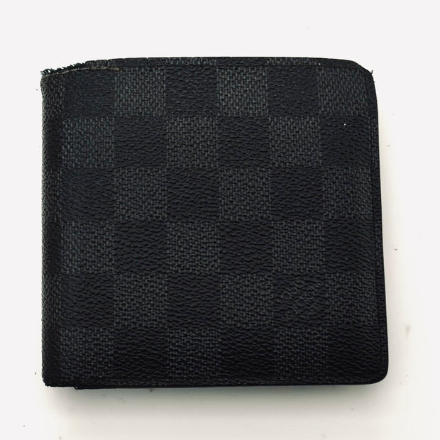 Louis Vuitton Marco compact bifold wallet, Damier graphite monogram