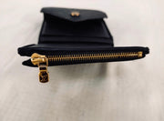 Louis Vuitton LV Monogram Empreinte black gold hardware Zoe trifold compact flap Wallet