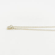 Tiffany Elsa Peretti 925 sterling silver and diamond by the yard pendant necklace