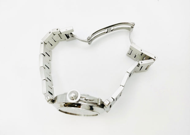 Vintage Cartier pasha de Cartier automatic stainless steel white dial watch