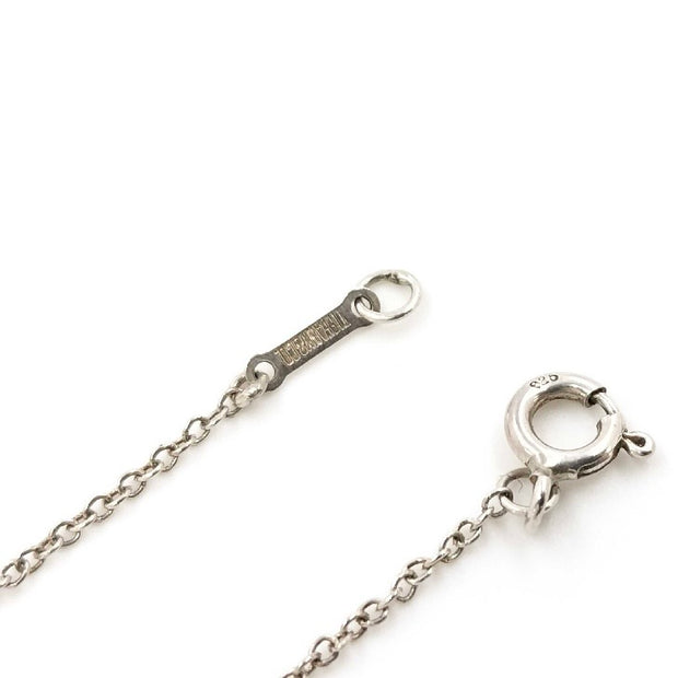 Tiffany & Co. Paloma Picasso 925 sterling silver loving heart pendant necklace