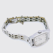 Vintage omega automatic de ville stainless steel white dial watch