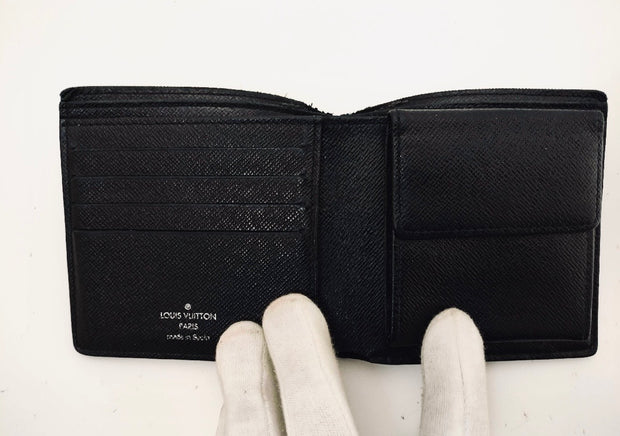 Louis Vuitton Marco compact bifold wallet, Damier graphite monogram