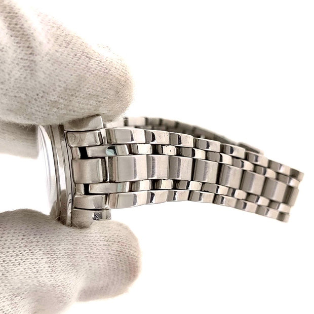 Fendi quartz monogram bracelet white round dial watch