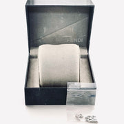 Fendi quartz monogram bracelet white round dial watch