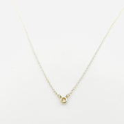 Tiffany Elsa Peretti 925 sterling silver and diamond by the yard pendant necklace