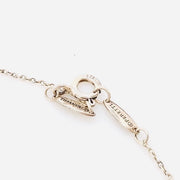 Tiffany & Co. Elsa peretti 925 sterling silver open heart 1cm pendant necklace