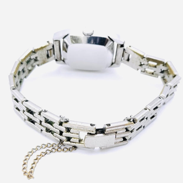 Vintage omega automatic de ville stainless steel white dial watch