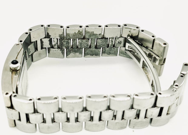 Givenchy quartz monogram bracelet black rectangular dial watch