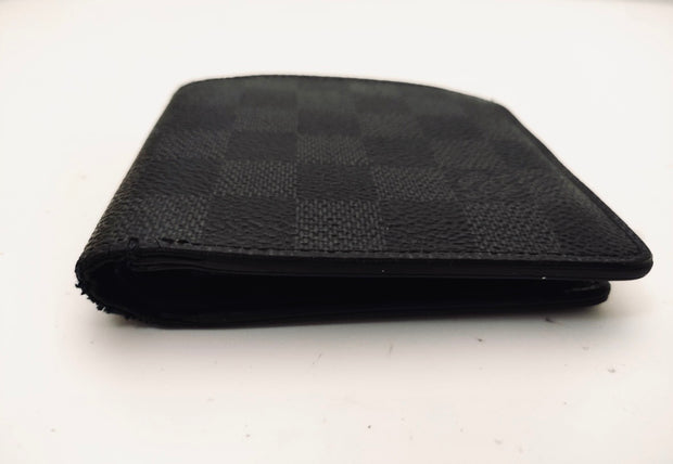 Louis Vuitton Marco compact bifold wallet, Damier graphite monogram