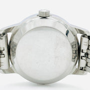 Vintage omega automatic geneve two tone gold and stainless steel white dial watch