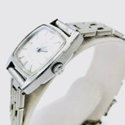 Vintage omega automatic de ville stainless steel white dial watch