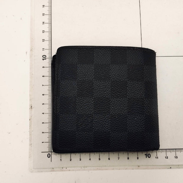 Louis Vuitton Marco compact bifold wallet, Damier graphite monogram