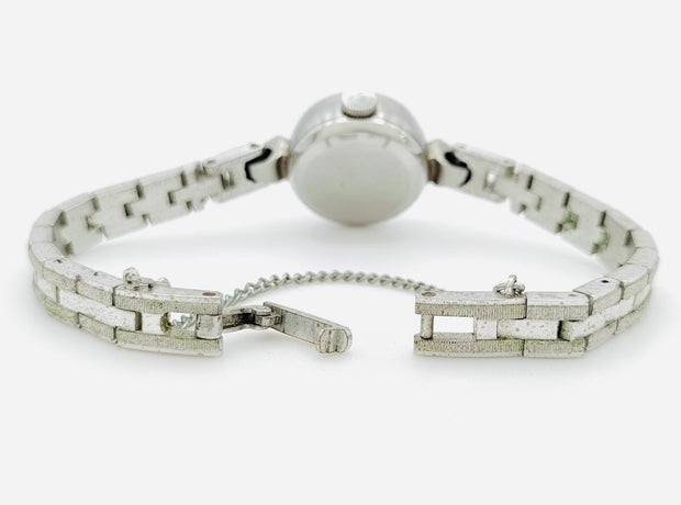 Vintage omega automatic de ville stainless steel white dial watch