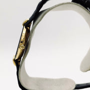 Christian Dior vintage bagira black round dial quartz watch