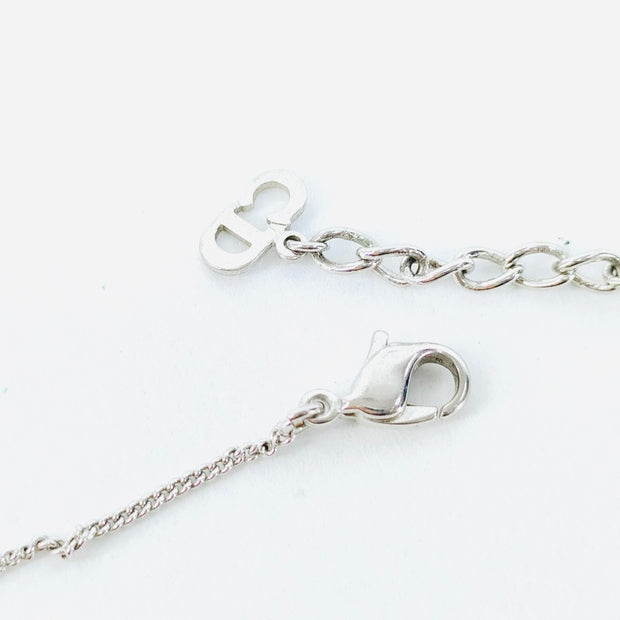 Christian Dior vintage CD silver logo bracelet