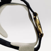 Christian Dior vintage bagira black round dial quartz watch