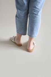 Hayley Intertwine Sliders (Beige) - Our Daily Avenue