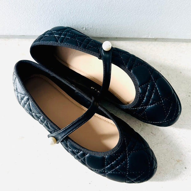 Haven Ballet Mary Jane Flats (Black)