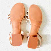 Linea Strappy Knots Heel Sandals (Blush Pink)