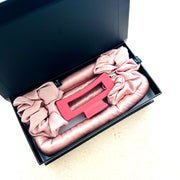 TSM- 100% Mulberry Silk Heatless Hair Curler Set (Headband, Scrunchies & Claw Clip)