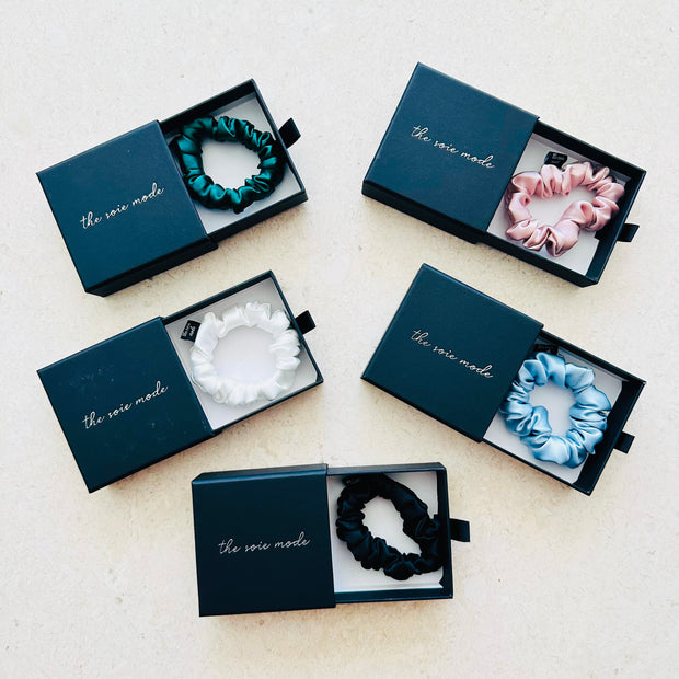 TSM- 100% Mulberry Silk Scrunchie 2cm (Small)