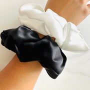 TSM- 100% Mulberry Silk Oversized Scrunchie 6cm (XL) K-style