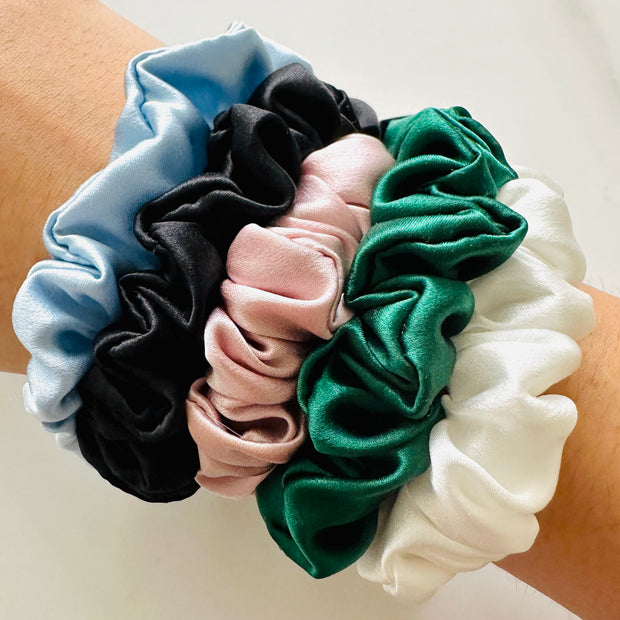 TSM- 100% Mulberry Silk Scrunchie 2cm (Small)