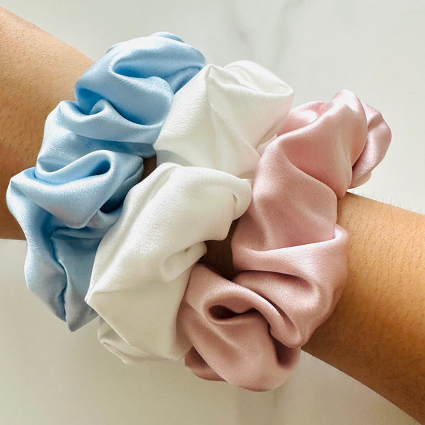 TSM- 100% Mulberry Silk Scrunchie 4cm (Large)
