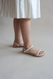 EXCLUSIVE - Zoey Sandals (Cream) - Our Daily Avenue