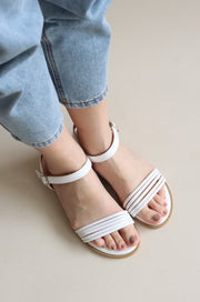 EXCLUSIVE - Tinsley Sandals (White) - Our Daily Avenue