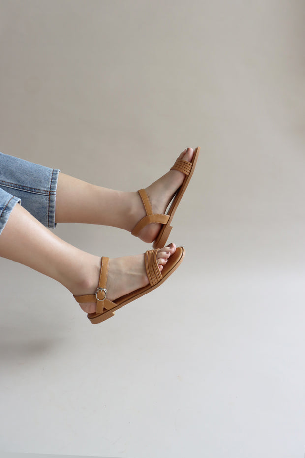 EXCLUSIVE - Tinsley Sandals (Cinnamon) - Our Daily Avenue