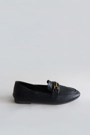 [Backorder] Iris Buckled Loafers (Black) - Our Daily Avenue
